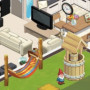 A Multicoloured Hammock A Wooden Wishing Well